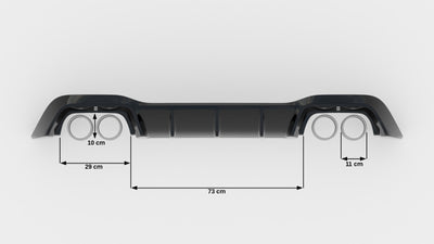 Rear Valance V.1 Volkswagen Golf R Hatchback Mk8