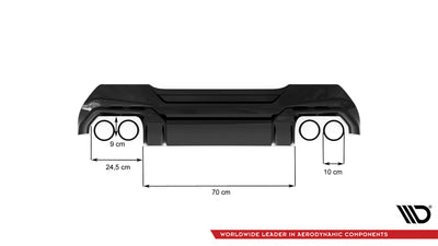 Rear Valance V.2 + Milltek Sport Exhaust BMW M135i F40