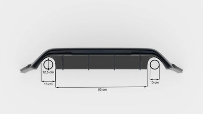 Rear Valance V.3 Ford Focus Hatchback ST Mk4 