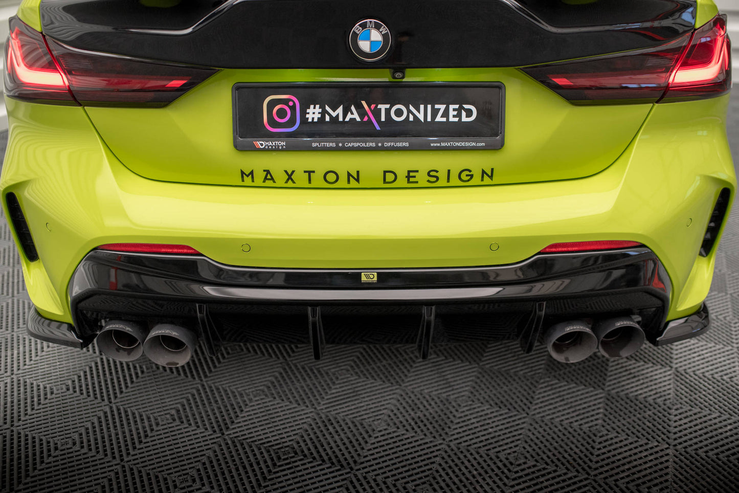 Dokładka Tylna V.3 + Wydech Milltek Sport BMW M135i F40