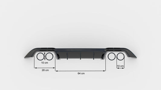 Rear Valance Volkswagen Golf R Mk7