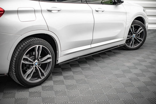 Side Skirts Diffusers BMW X1 M-Pack F48 / F48 Facelift