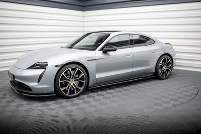 Side Skirts Diffusers Porsche Taycan Sport Design / Taycan 4 Sport Design / Taycan 4S Design / Taycan GTS Sport Design Mk1 