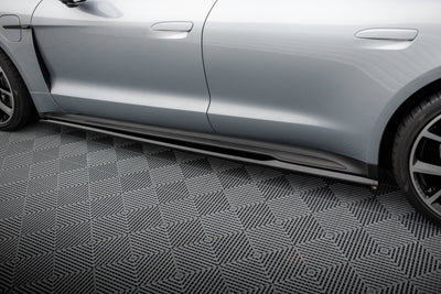 Side Skirts Diffusers Porsche Taycan Sport Design / Taycan 4 Sport Design / Taycan 4S Design / Taycan GTS Sport Design Mk1 