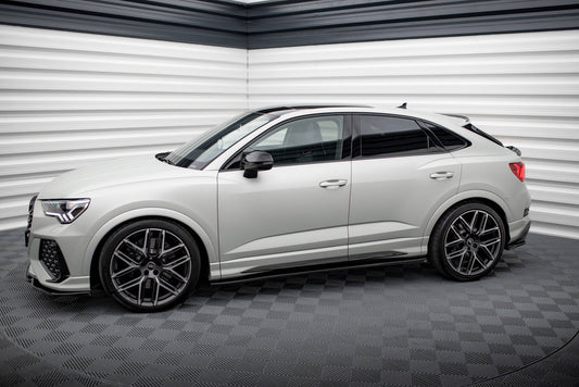 Side Skirts Diffusers V.2 Audi Q3 S-Line / RSQ3 Sportback / SUV F3