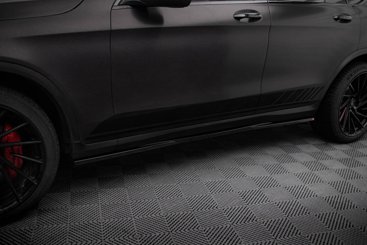 Side Skirts Diffusers V.2 Mercedes-Benz GLC Coupe AMG-Line C253 