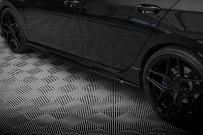 Side Skirts Diffusers V.3 Volkswagen Golf R Hatchback Mk8