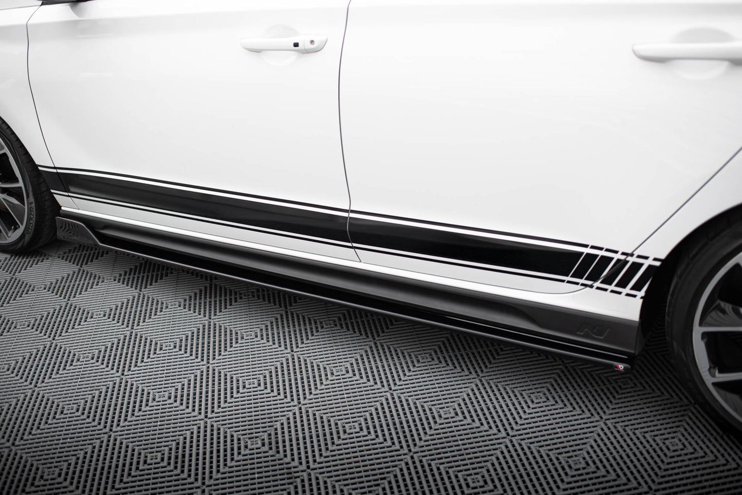 Side Skirts Diffusers V.5 Hyundai I30 N / N-Line Hatchback / Fastback Mk3 / Mk3 Facelift