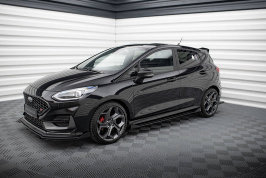 Street Pro Side Skirts Diffusers + Flaps Ford Fiesta  ST / ST-Line Mk8