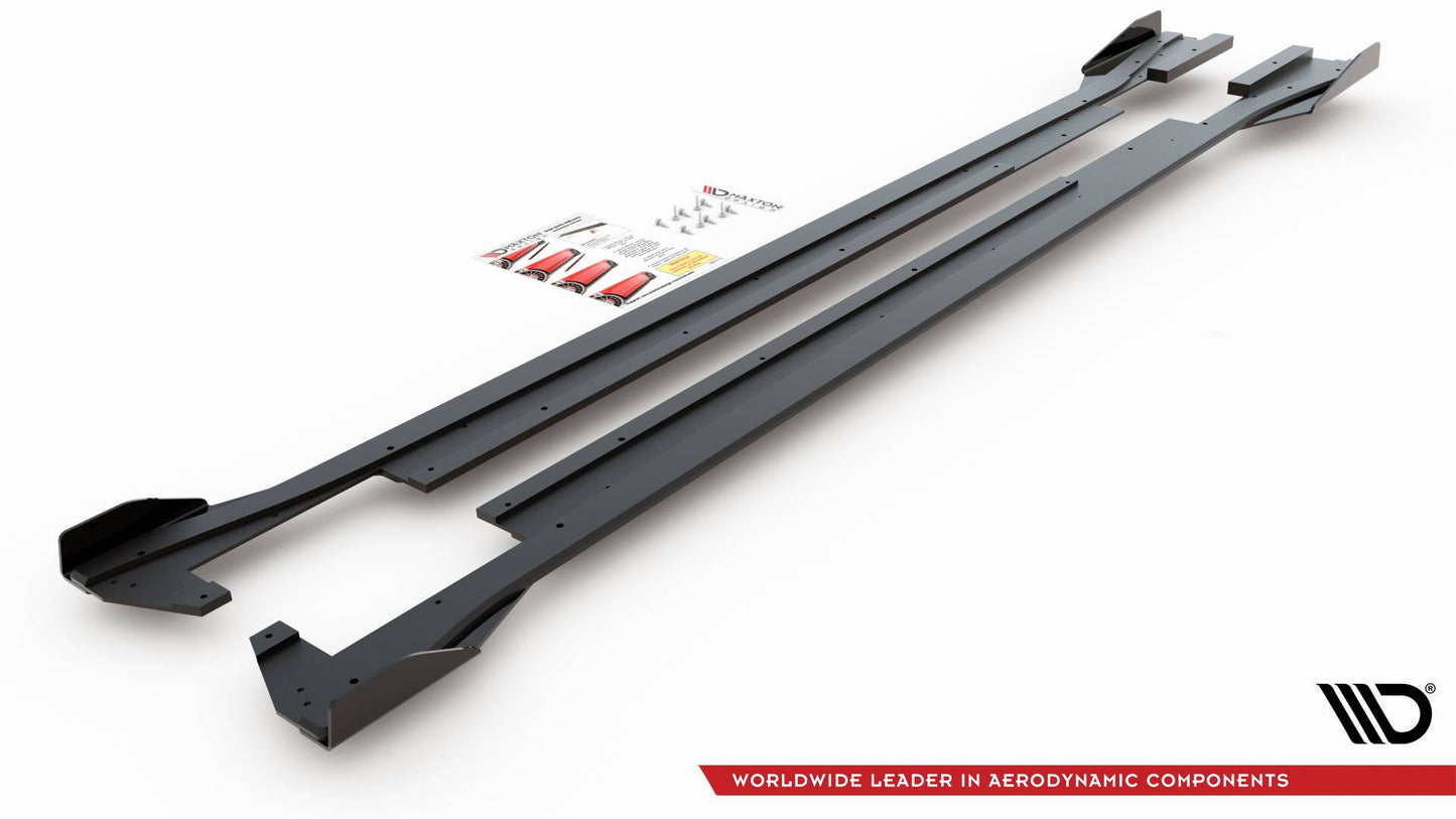 Street Pro Side Skirts Diffusers + Flaps Volkswagen Arteon R-Line Sedan / Shooting Brake Mk1