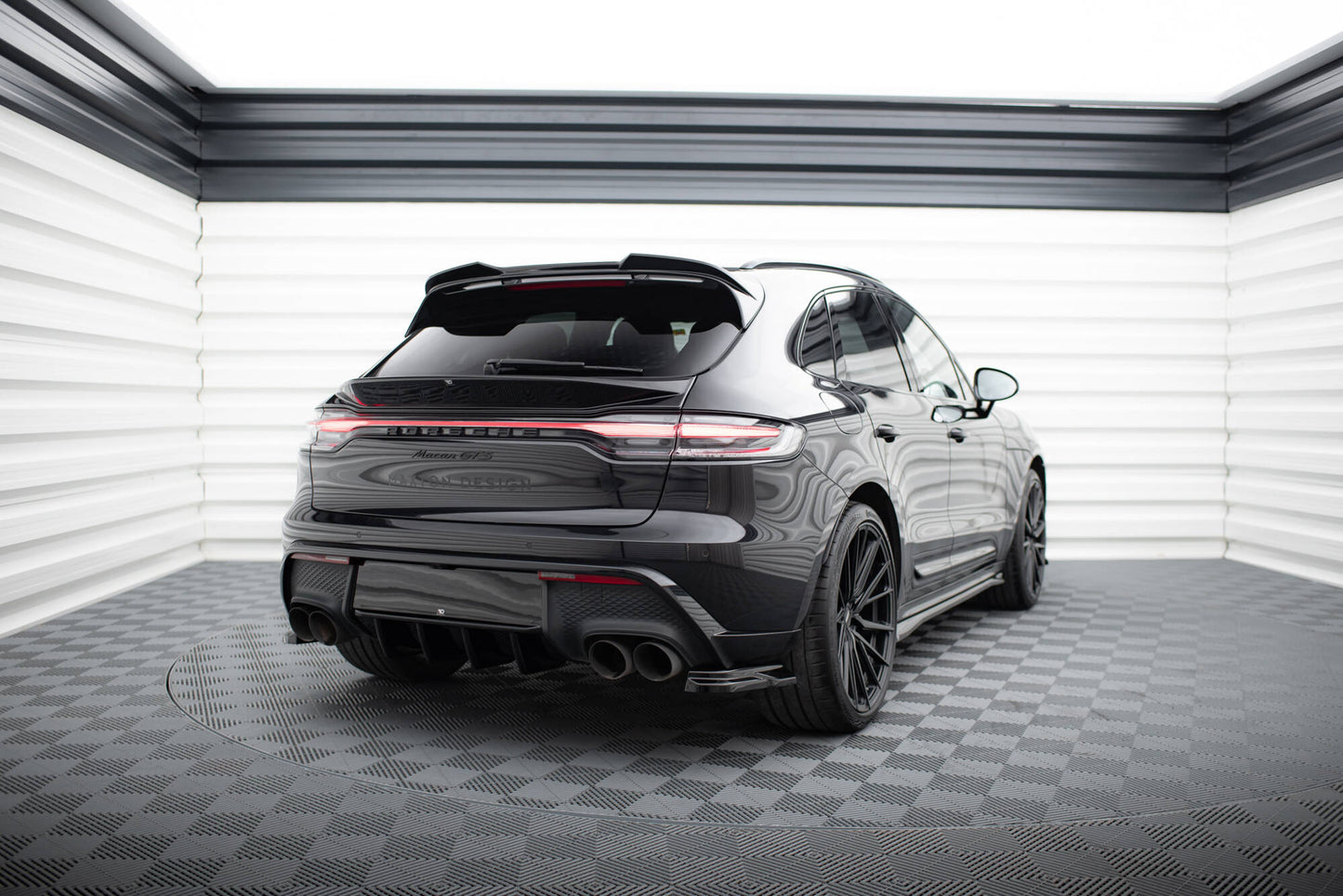 Lower Spoiler Cap 3D Porsche Macan GTS / Standard / T Mk1 Facelift 2