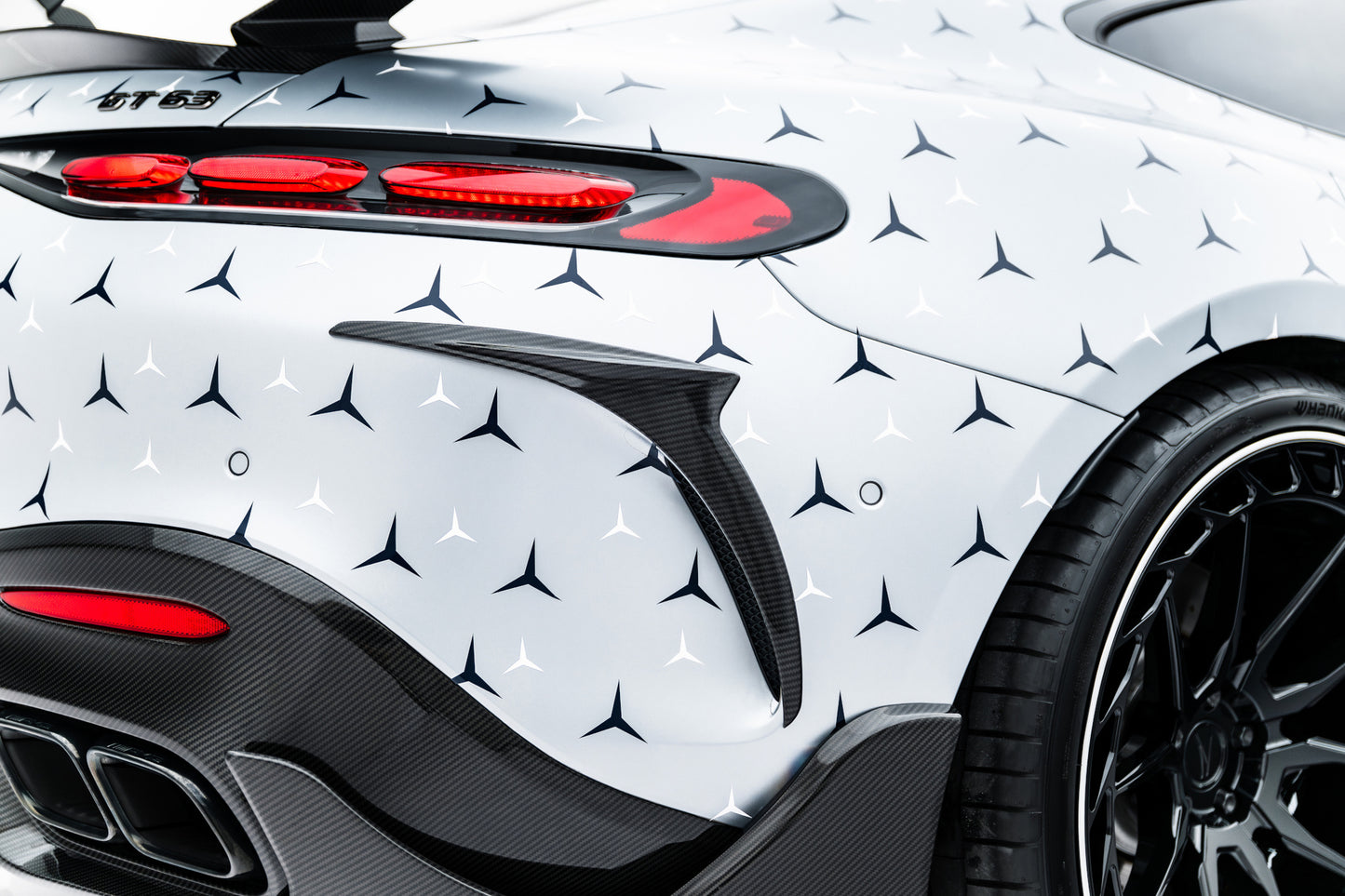 Prepreg Rear Bumper Carbon Canards Mercedes-AMG GT 63 / 55 / 63 S E Performance C192
