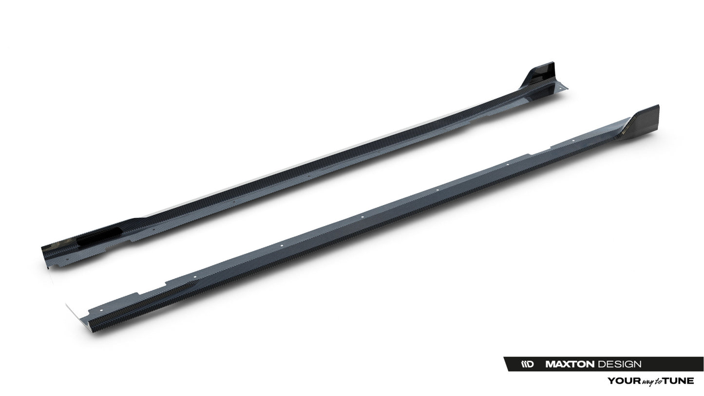 Prepreg Carbon Fiber Side Skirts BMW X7 M-Pack G07 
