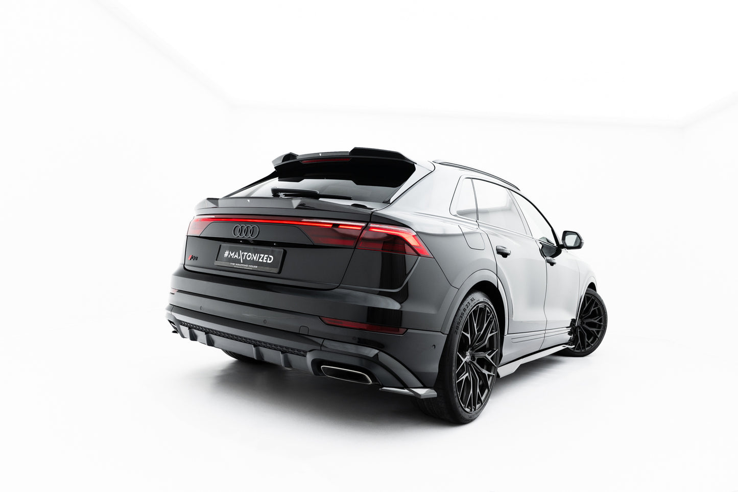 Prepreg Carbon Fiber Rear Side Splitters Audi Q8 S-Line Mk1 Facelift