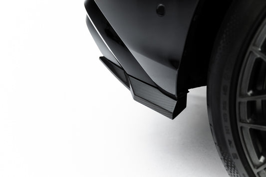 Prepreg Carbon Fiber Rear Side Splitters Audi Q8 S-Line Mk1 Facelift