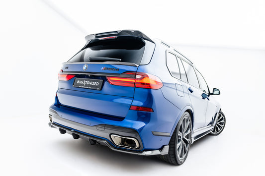 Prepreg Carbon Fiber Rear Diffuser BMW X7 M-Pack G07 / G07 Facelift (version with towbar)