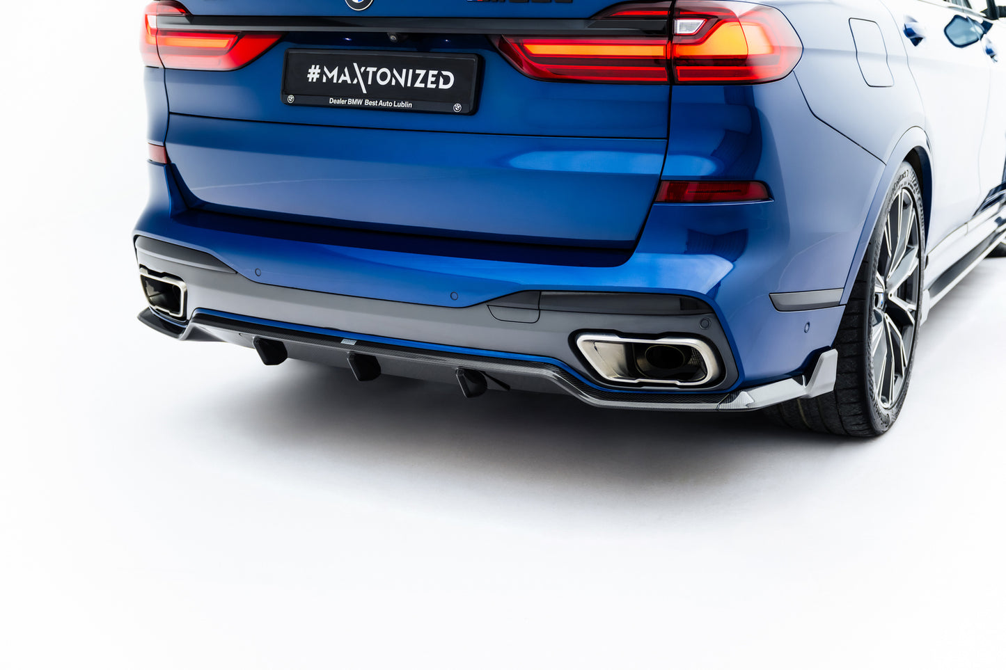 Set of Prepreg Carbon Splitters BMW X7 M-Pack G07 