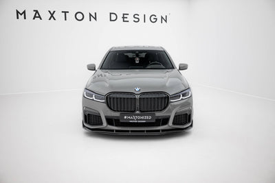 Prepreg Carbon Fiber Front Splitter + ABS Splitter BMW 7 M-Pack G11 Facelift