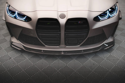Prepreg Carbon Fiber Front Splitter V.2 BMW M4 G82 / G82 Facelift