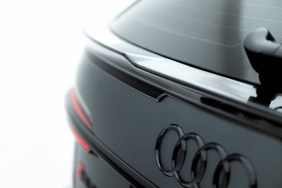 Prepreg Carbon Fiber Tailgate Spoiler (Lower) Audi RS6 C8 / C8 Facelift