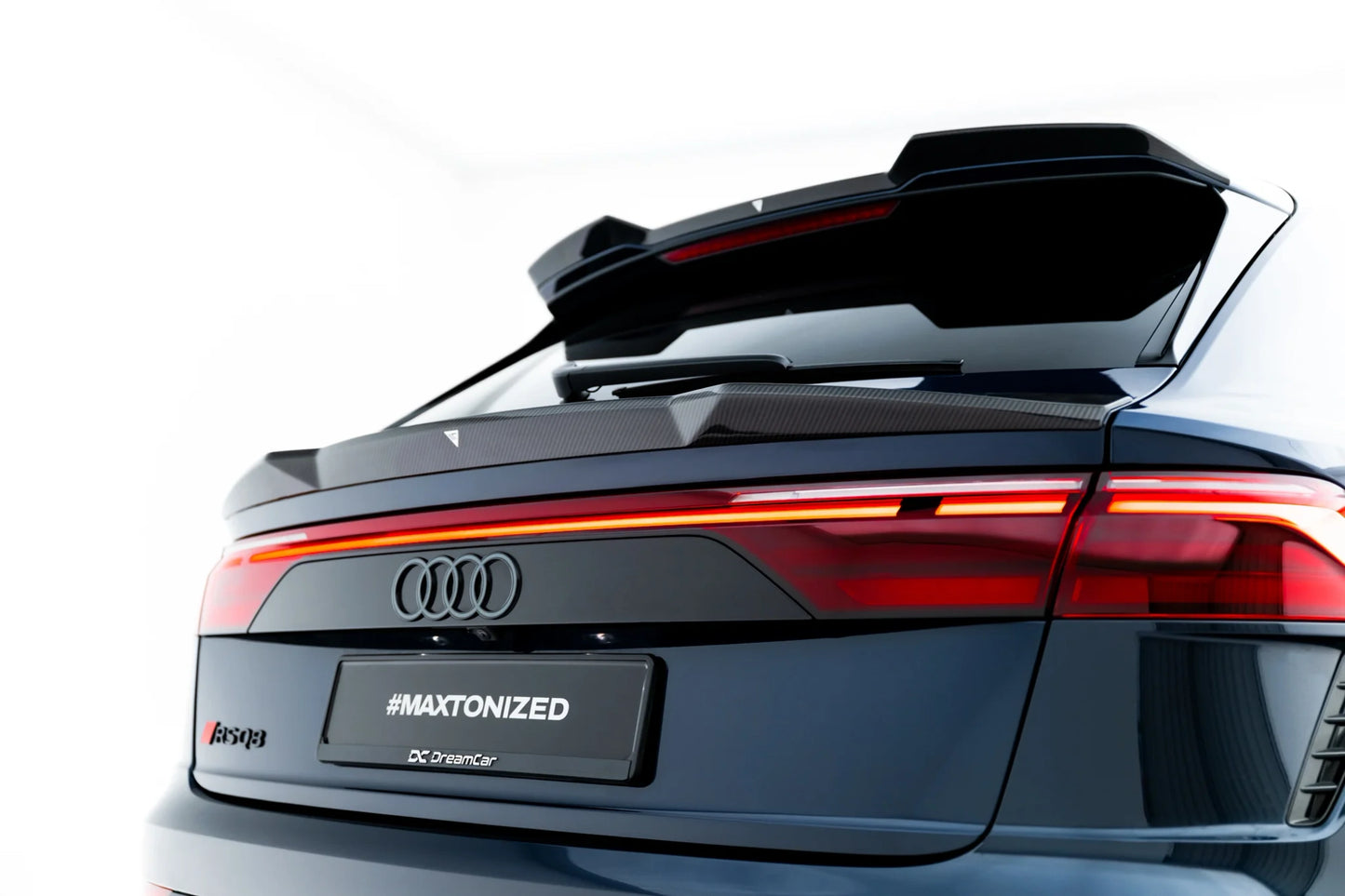 Prepreg Carbon Fiber Tailgate Spoiler (Lower) Audi RSQ8 Mk1 Facelift