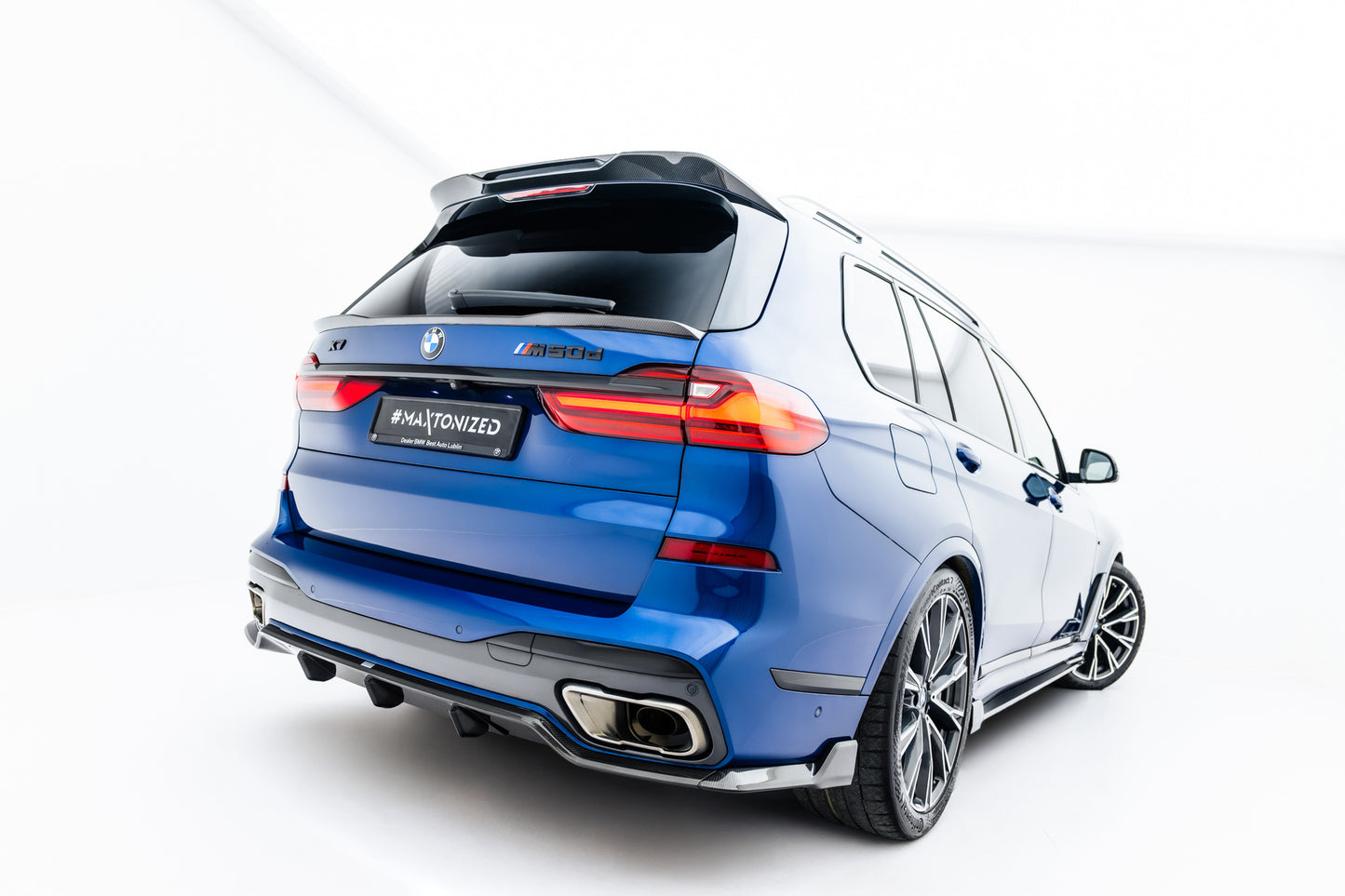 Prepreg Carbon Fiber Tailgate Spoiler (Lower) BMW X7 M-Pack G07 