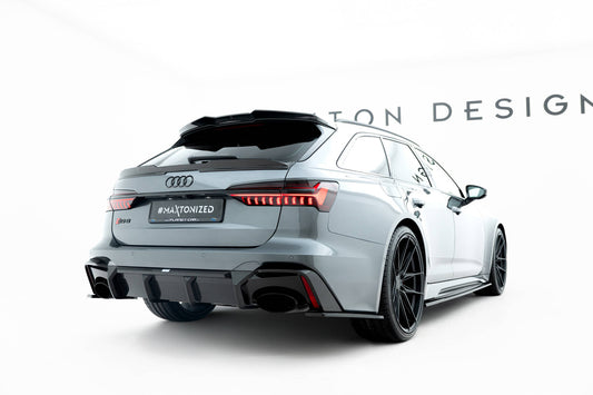 Prepreg Carbon Fiber Tailgate Spoiler (Upper) Audi RS6 C8 / C8 Facelift