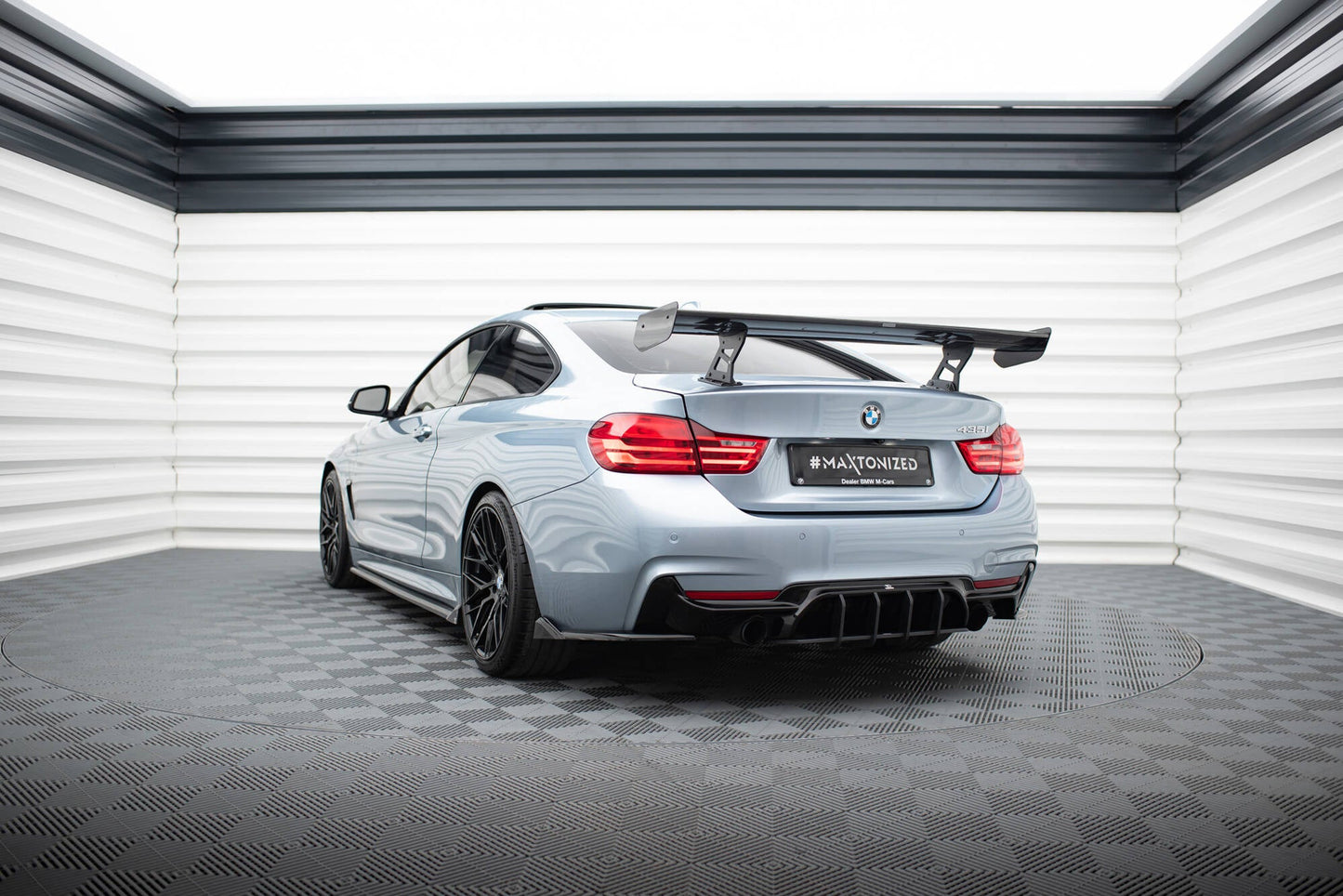 Carbon Spoiler With Internal Brackets Uprights BMW 4 F32 / 4 F32 M-Pack Coupe