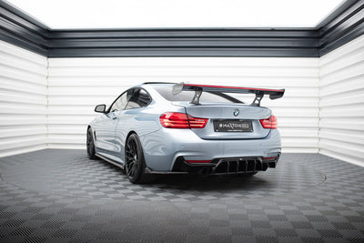 Carbon Spoiler With Internal Brackets Uprights + LED BMW 4 F32 / 4 F32 M-Pack Coupe