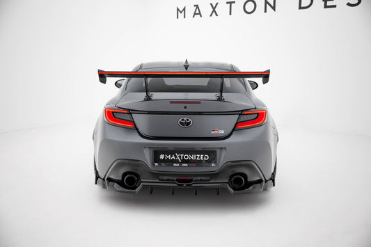 Carbon Spoiler With Internal Brackets Uprights + LED Toyota GR86 / Subaru BRZ Mk2