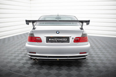 Carbon Spoiler With External Brackets Uprights BMW 3 Coupe E46