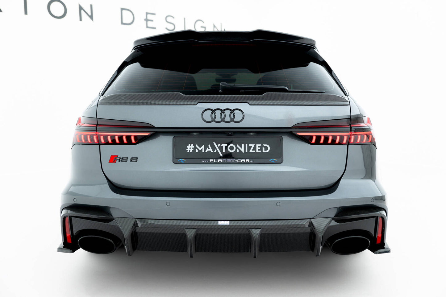 Set of Prepreg Carbon Fiber Splitters Audi RS6 C8 / C8 Facelift