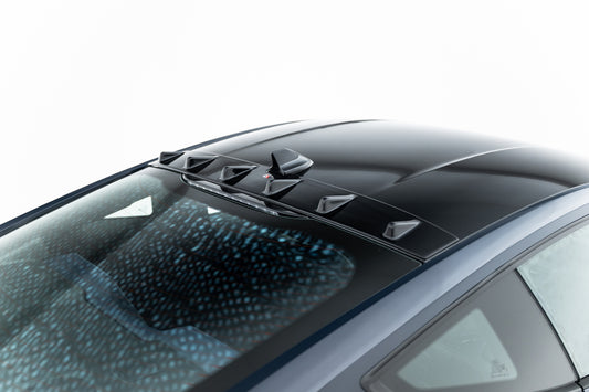 The extension of the rear window Ford Mustang Dark Horse Mk7