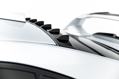 The extension of the rear window Subaru WRX STI Mk2