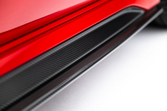 Set of Prepreg Carbon Fiber Side Skirts Audi RS3 Sedan 8Y Facelift