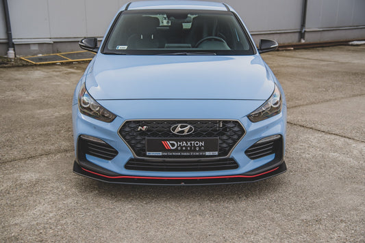 Street Pro Front Splitter + Flaps Hyundai I30 N Mk3 Hatchback / Fastback