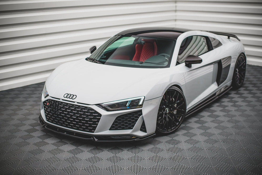 Audi R8 Design Front Front Splitter V.1 suitable for Audi R8 Mk2 Facelift – Maxton Design