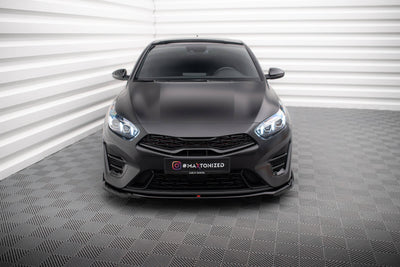 Front Splitter V.1 Kia Proceed GT Mk3 Facelift / Ceed GT / GT - Line Mk1 Facelift 