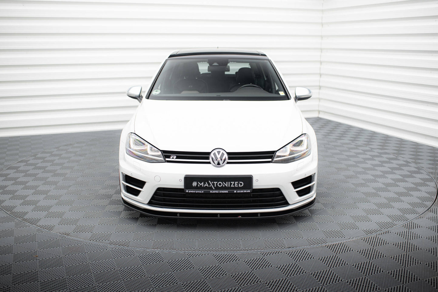 Front Splitter V.1 Volkswagen Golf R / R-Line Mk7 