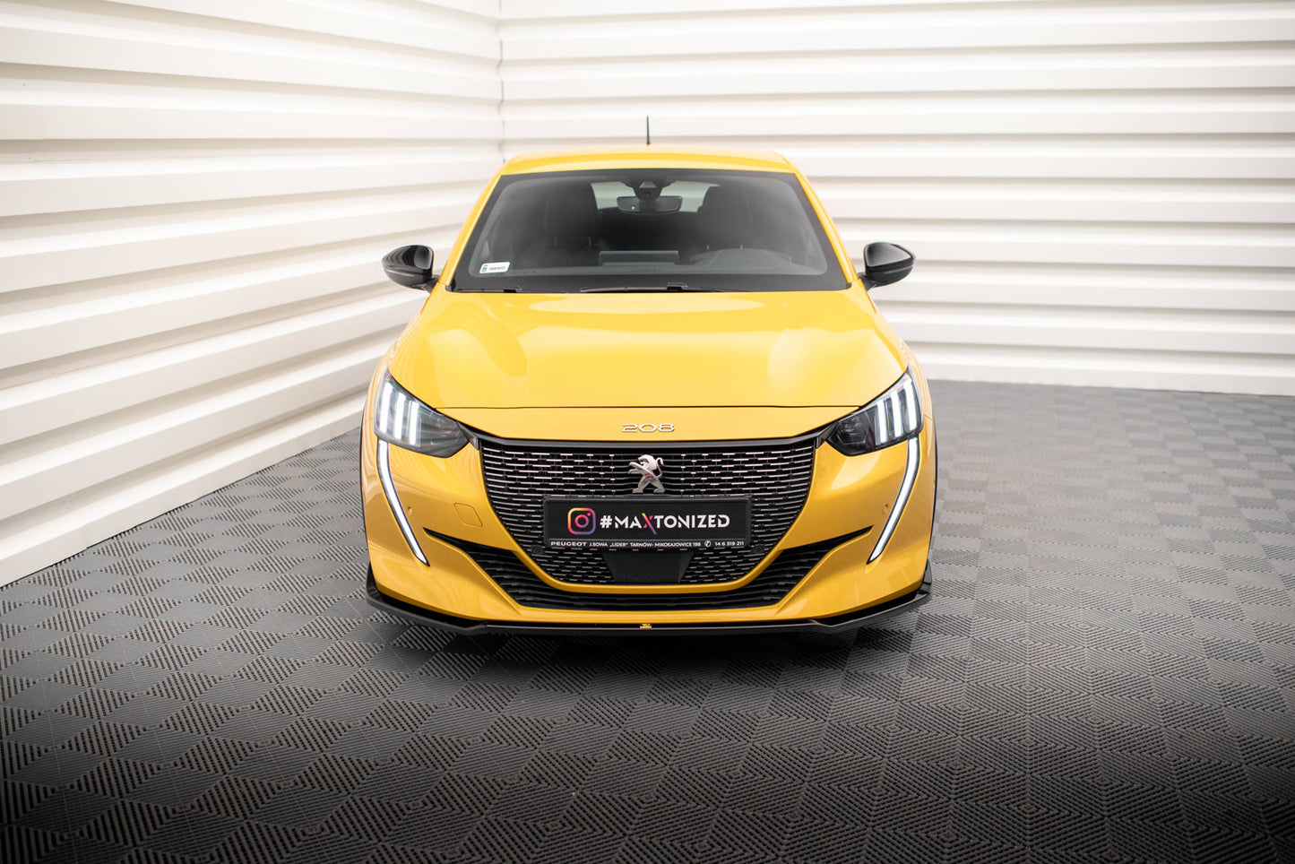 Front Splitter V.2 Peugeot 208 GT Mk2