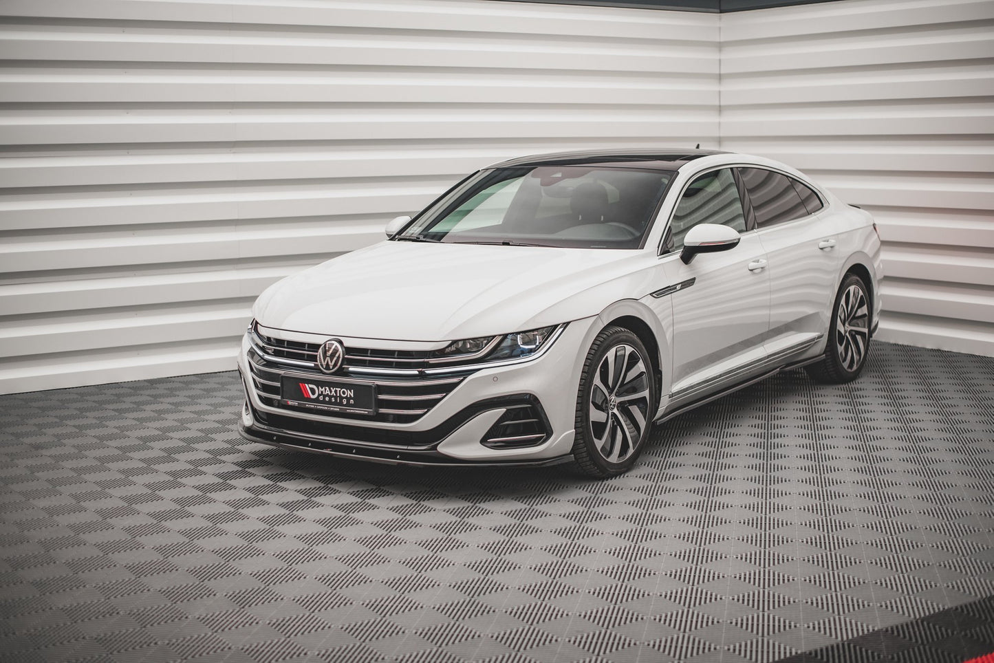 Front Splitter V.2 Volkswagen Arteon R-Line Sedan / Shooting Brake Mk1 Facelift