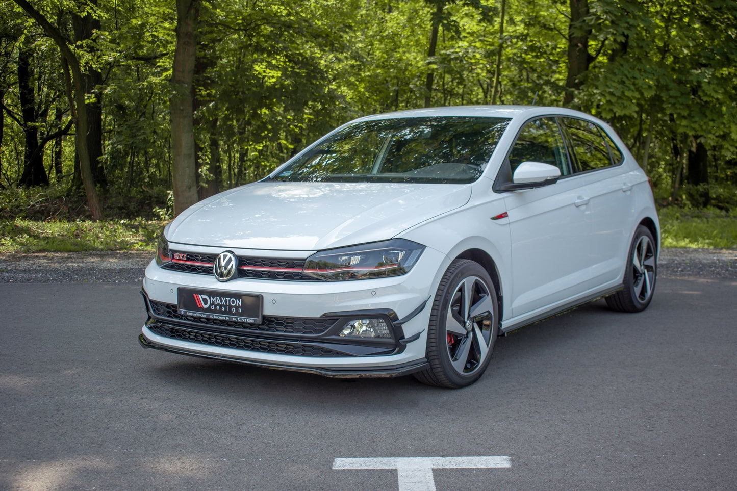 Front Splitter V.2 Volkswagen Polo GTI / R-line Mk6