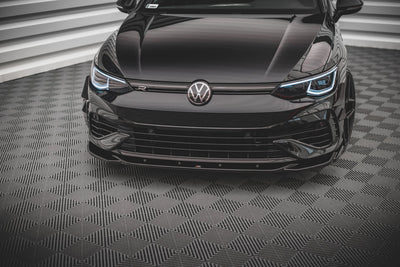 Front Splitter V.4 Volkswagen Golf R Hatchback / Variant  Mk8
