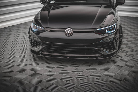 Front Splitter V.4 Volkswagen Golf R Hatchback / Variant  Mk8