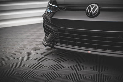 Front Splitter V.6 Volkswagen Golf R Hatchback / Variant  Mk8