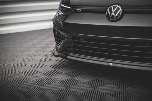 Front Splitter V.6 Volkswagen Golf R Hatchback / Variant  Mk8