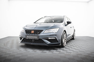 Front Splitter V.7 Seat Leon Cupra / FR Mk3 FL