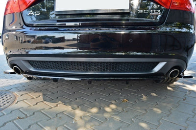Rear Splitter Audi A5 Coupe / Sportback S-Line 8T (with a vertical bar)
