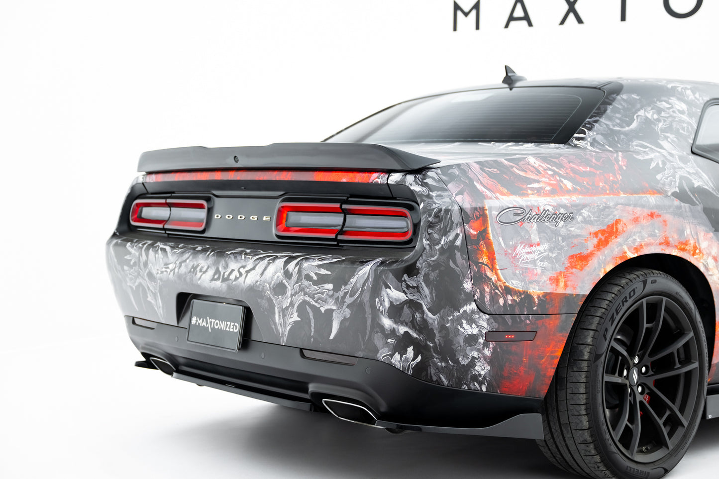 Rear Splitter for Dodge Challenger GT Mk3 Facelift