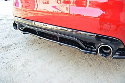 Rear Splitter PEUGEOT 308 II GTI (with vertical bars)